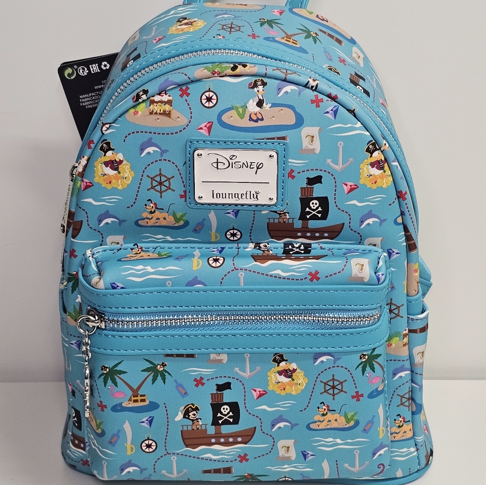 Loungefly Pirate Mickey and Friends Mini Backpack NWT Exclusive